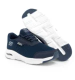 کفش مردانه اسپرت بافت آبی تیره Skechers